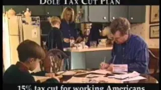 Bob Dole for President Commercial - Bob Dole's Tax Cut Plan (1996)
