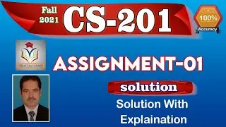 CS201 ASSIGNMENT 1 SOLUTION Fall 2021 || CS201 Assignment No. 01 Solution 100% Correct by Sohail