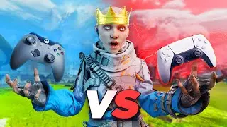 Игрок движения пробует контроллер PS5 (урон 5000 ед.)
