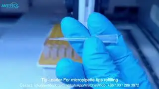 Tip Loader For Micropipette Tip Refill Into Empty Rack - Pipette Tip Refill Eppendorf Pipette Tips
