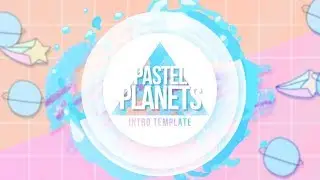 PASTEL PLANETS INTRO TEMPLATE (NO TEXT)