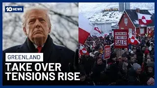 Thousands Protest US Plans To Takeover Greenland, Amid Trump’s Tariff Announcement | 10 News