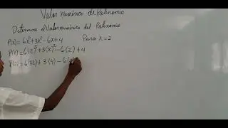 Valor Num&eacute;rico de Polinomios Ejercicio # 2
