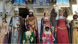Cercavila de la vigília dels gegants de Mataró i Valls - Festes Decennals 2021+1