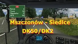 GTS Mapa Polski: Mszczonów-Mińsk Mazowiecki-Siedlce DK50/DK2