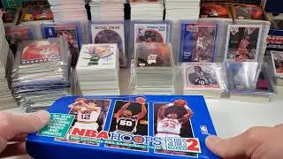 Basketball Box Opening #18. 🏀1992 NBA hoops unboxing. Looking for Shaq Shaquille O'Neal rookie cards