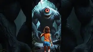 Annie vs. the One-Eyed Giant #shorts  #animation #englishsongsforkids #disney #FantasyCartoon