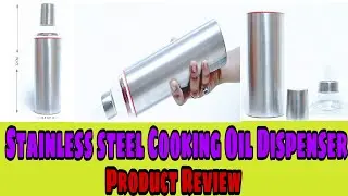 Stainless Steel Cooking Oil Dispenser Review - Trending Amazon product