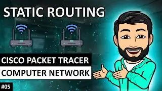 STATIC ROUTING IN CISCO PACKET TRACER || Computer Networks Practicals  #staticrouting #cisco