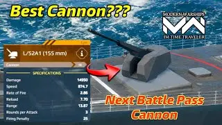 Modern Warships L/52A1 (155 mm) | June Battle Pass New VIP Cannon Review!