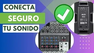 Como conectar correctamente CONSOLA AN&Aacute;LOGA a Parlante ACTIVO