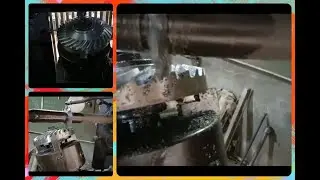 Spiral Bevel Milling using rotary attachment
