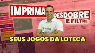 🍀Imprima, desdobre e filtre seus jogos da LOTECA com este programa