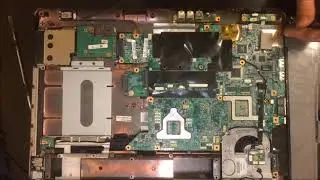 hp pavilion dv9000 how to repair video card