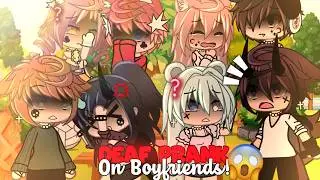 Розыгрыш с глухотой над парнем в Gacha Life