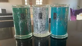 Kringle Limited Mercury Glass holiday candles! 🎄⛄️ Christmas, Blue Spruce, Cozy Cabin