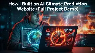 How I Built an AI Climate Prediction Website (Full Project Demo) #cseprojects 
