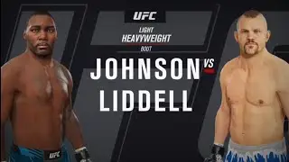 (Warning Blood Fight) UFC 4 - Anthony Johnson vs Chuck Liddell Gameplay Simulation (Xbox One)