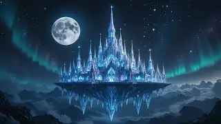 Moonlit Crystal Castle | Epic Fantasy Ambient Music for Relaxation & Sleep 😴 
