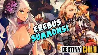 [Destiny Child] Hellhound Hijinks! EREBUS Summons & Unit Overview [World Boss Harmonia]