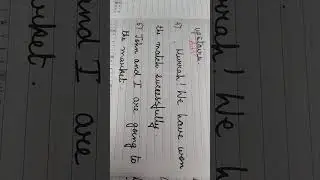 Introducing parsing of sentences part 3