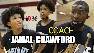 Jamal Crawford COACHES Son & Nephew | The Crawsover Pro-Am