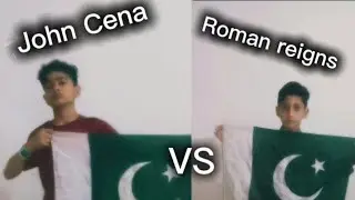 John Cena vs Roman reigns #viral #wwe #video 