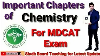 Important Chapters of Chemistry for MDCAT Exam