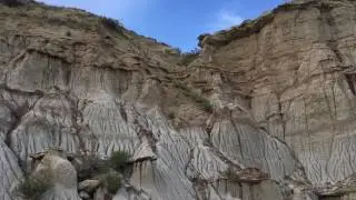 Badlands of North Dakota.  Up Close!