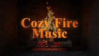 🎄 Christmas Fireplace Ambience | Cozy Room Atmosphere with Soft Background Music