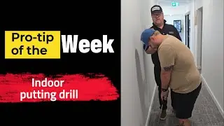 Pro tip indoor putting drill