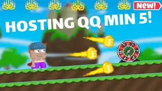 HOSTING QQ MIN 5 *insane profit* | GROWTOPIA CASINO🤑