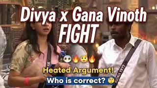 Bigg Boss Tamil Season 9 | Divya & Vinoth 7 1/2 Fight