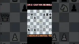 Looks Equal&hellip; But White Has Mate in 2 🤯 #chessgame #trending #shortvideo