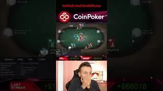$100 000 profit challenge on CoinPoker, Day 1 of the All-in for Argentina promo #coinpoker #poker