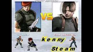 RESIDENT EVIL 4? Leon X Krauser | Teste de personagens | #Mugen