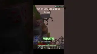 When you are about to win in skywars... #shorts #short #minecraft #hivegames #new #funny #skywars