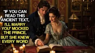 IF YOU CAN READ THIS ANCIENT TEXT, I'LL MARRY YOU MOCKED THE PRINCE, BUT SHE KNEW EVERY WORD
