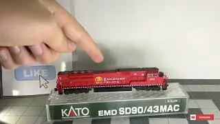 Locomotive Review!! KATO SD90/43MAc CP #review #trains