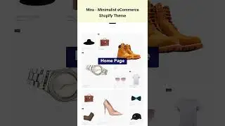 Minimalist eCommerce Shopify Theme #shopify #shopifythemes #shopifytemplates