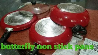 butterfly non stick Pan in Flipkart unboxing