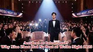 Фанаты возмущены! Сяо Чжань на Weibo Night 2025 вызвал массовый спор