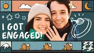 I GOT ENGAGED!! 💍 and drew a comic to announce it~ studio vlog