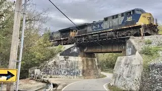 Most Dangerous Highway & Railroad Bridge In Kentucky!  Creek, RR Bridge, Road In Same Spot, CSX