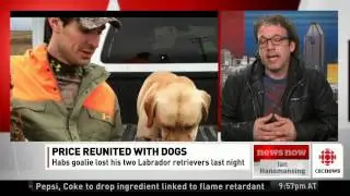 Carey Price relies on twitter to find lost dogs