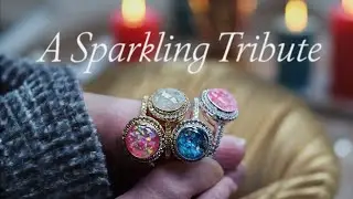 &ldquo;Bedazzled Opal Cremation Ring: A Sparkling Tribute to Loved Ones&rdquo;