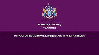 Graduation 2025 - School of Education, Languages and Linguistics
