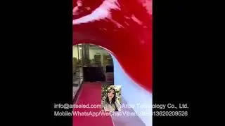 3D Magic Vr Immersive Creative Led Tunnel Screen Flexible Soft Led Curved Display Space time Tunnel
