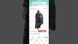 comapring Biba kurta set (black and white) online shopping apps.