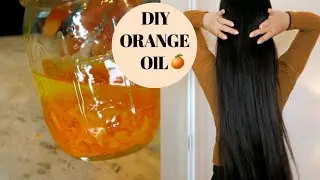 How To Make Orange Oil For Hair Growth & Smooth Sliky At Home Orange Peel Series # 1